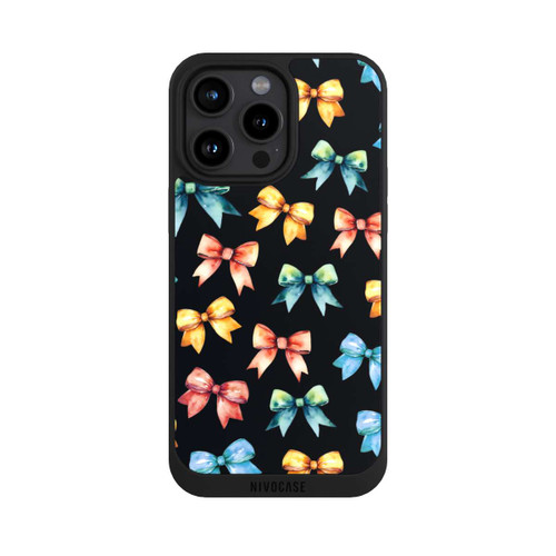 Apple iPhone 15 Pro Max NIVOpure Rainbow Bows Black