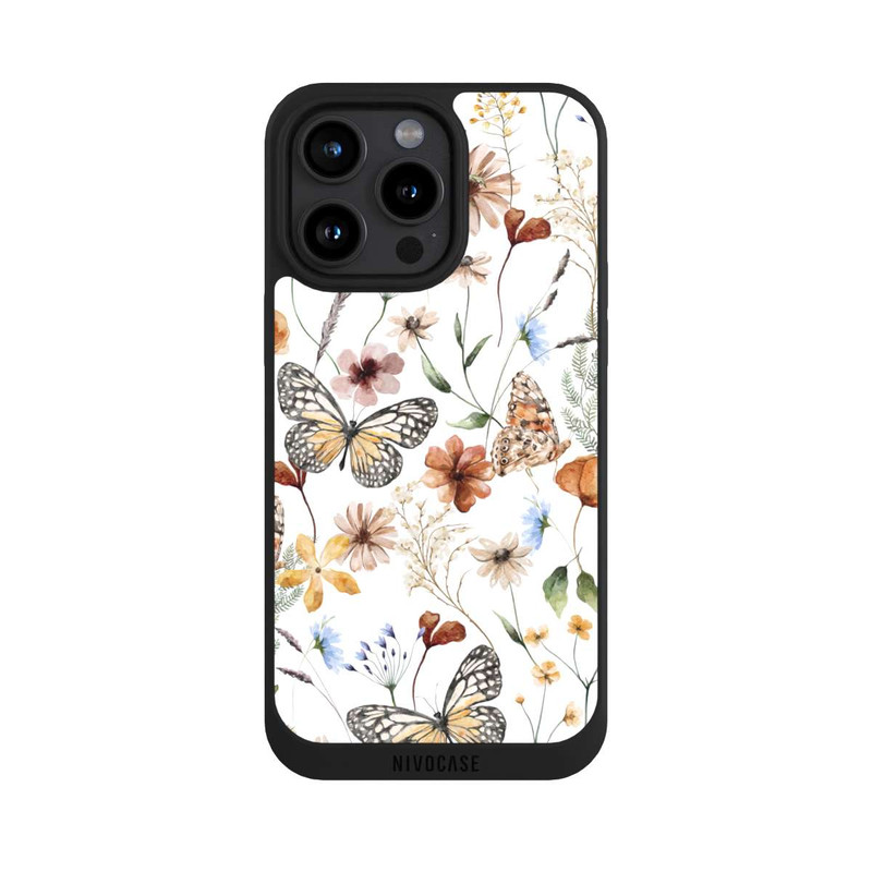 iPhone 15 Pro Max NIVOpure Wildflowers and Butterflies Pattern