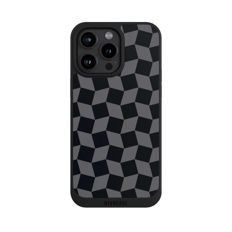 iPhone 15 Pro Max NIVOpure 3D Würfel-Muster Effektt