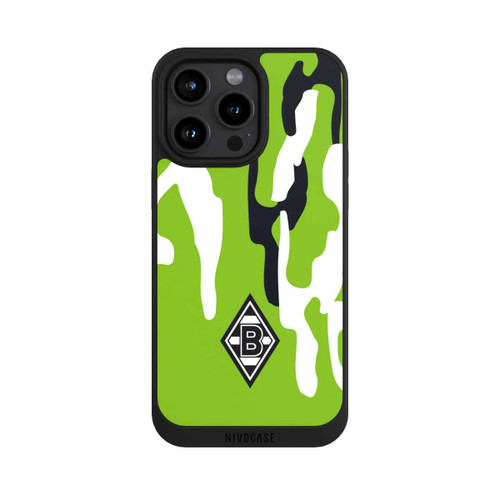 Apple iPhone 15 Pro Max NIVOpure Borussia Raute Grün Weiß Schwarz
