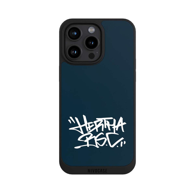 iPhone 15 Pro Max NIVOpure Hertha BSC Graffiti Blau