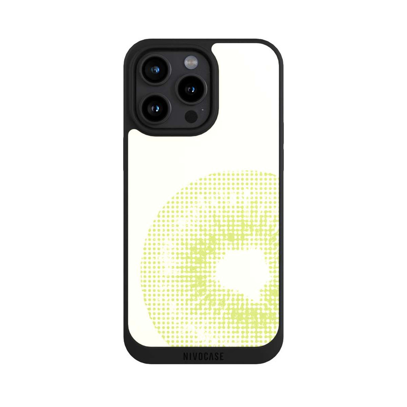 iPhone 15 Pro Max NIVOpure Kiwi Grid Pixel Art