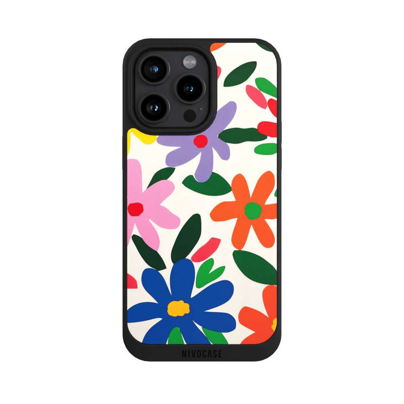 iPhone 15 Pro Max NIVOpure Sommerblüten Illustration