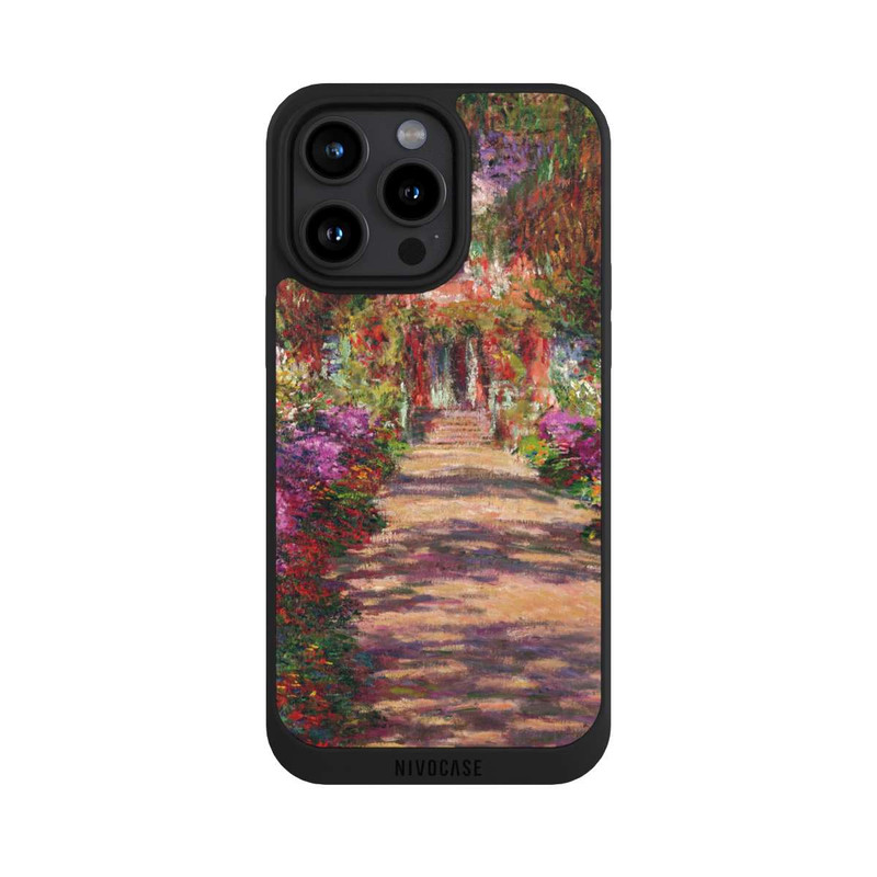 iPhone 15 Pro Max NIVOpure Eine Allee in Monets Garten in Giverny by Claude Monet
