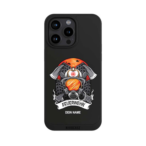 Apple iPhone 15 Pro Max NIVOpure Feuerwehr Atemschutz Personalisierbar