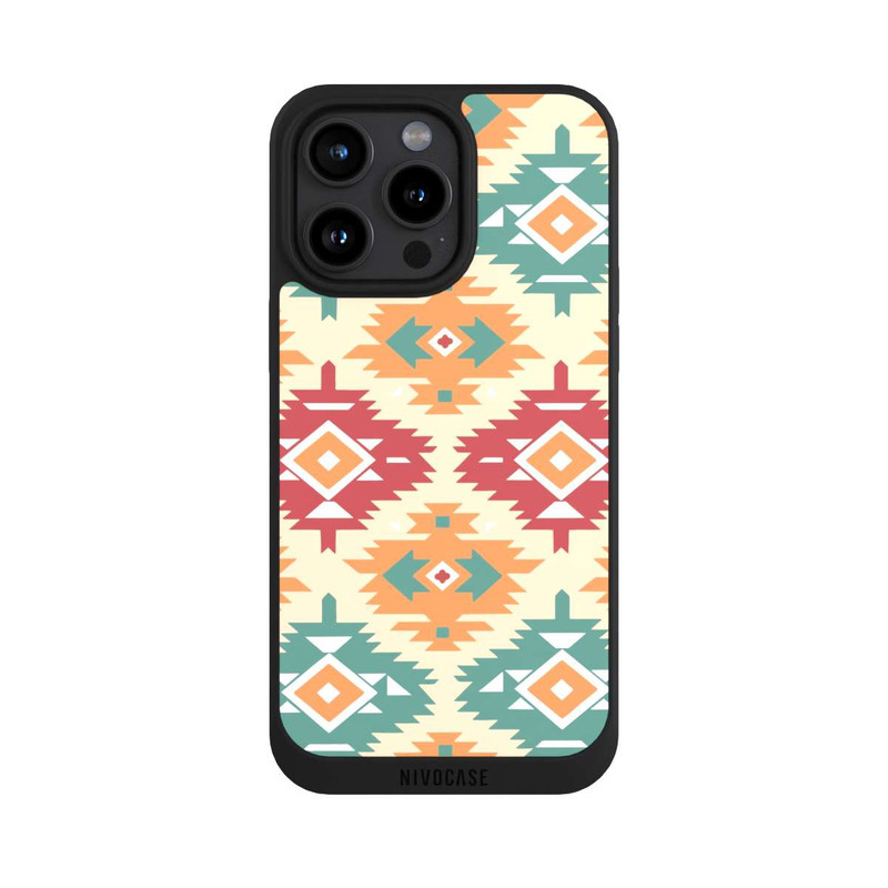 iPhone 15 Pro Max NIVOpure Modern Tribal Boho Aztec Geometric Design 1