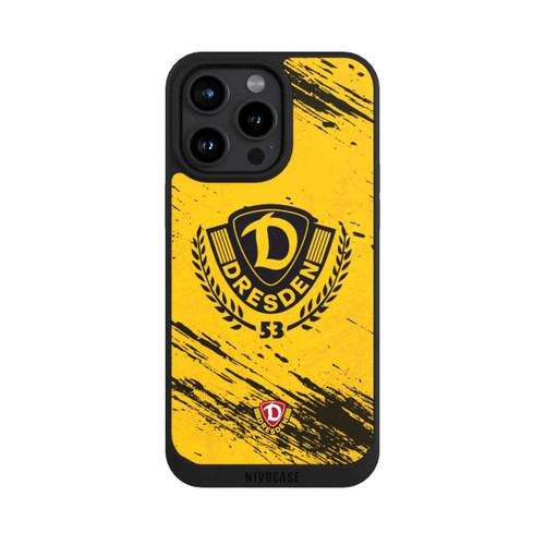 Apple iPhone 15 Pro Max NIVOpure Dynamo Dresden Gelb Schwarz
