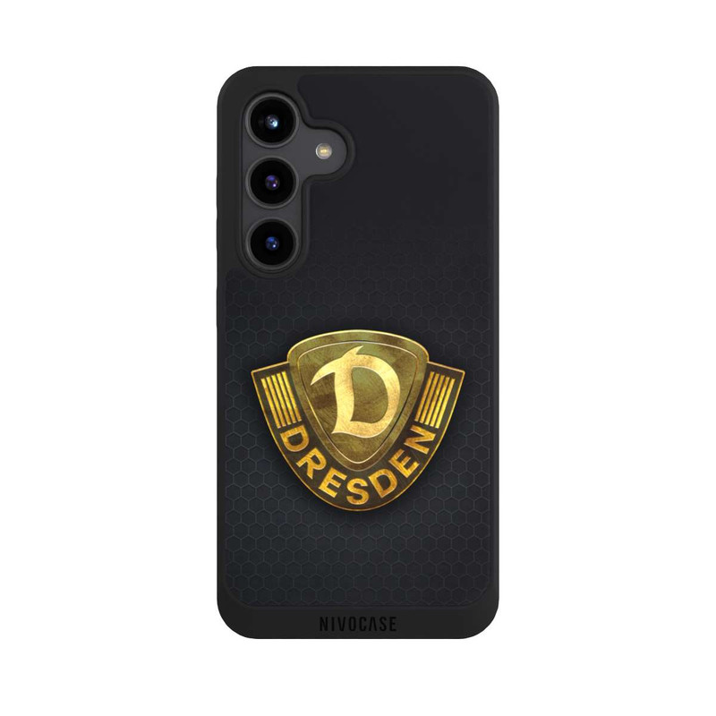 Galaxy S24 NIVOpure Goldenes Logo Look Dynamo Dresden