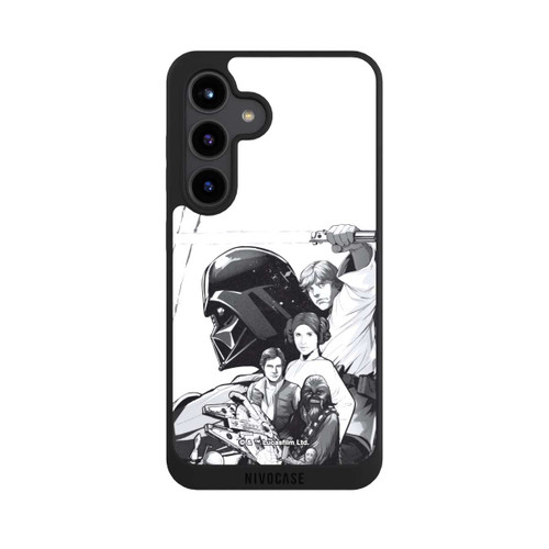 Samsung Galaxy S24 NIVOpure Star Wars Characters - Black and White