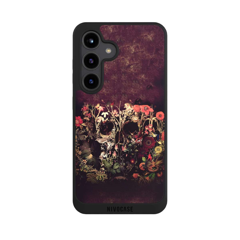 Galaxy S24 NIVOpure Crâne Fleurs Mortes