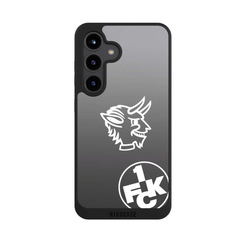 Samsung Galaxy S24 NIVOpure Teufelskopf 1.FCK auf Schwarz
