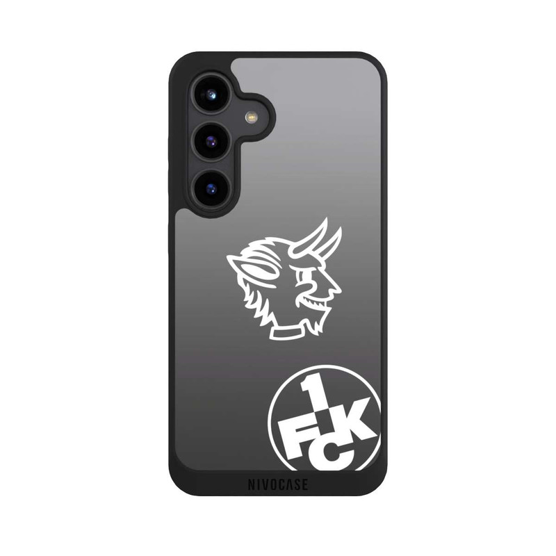 Galaxy S24 NIVOpure Teufelskopf FCK auf Schwarz