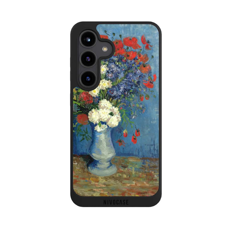 Galaxy S24 NIVOpure Stillleben Vase mit Kornblumen und Mohnblumen von Vincent Van Gogh