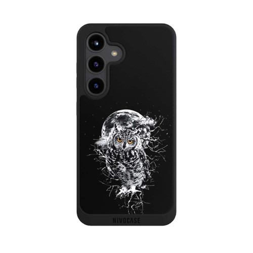 Samsung Galaxy S24 NIVOpure Owl in black/white