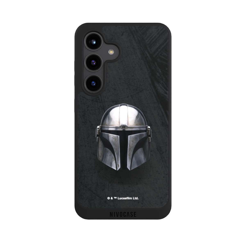 Galaxy S24 NIVOpure Schwarzer Mandalorianer Helm