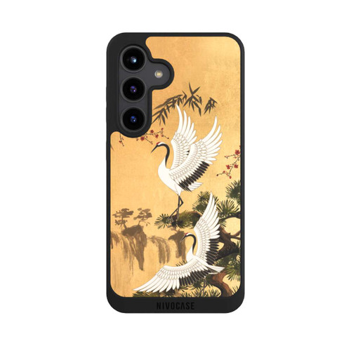 Samsung Galaxy S24 NIVOpure Cranes Gold Japan 2