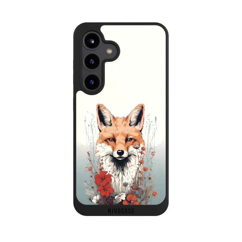 Galaxy S24 NIVOpure  Fox with Flowers