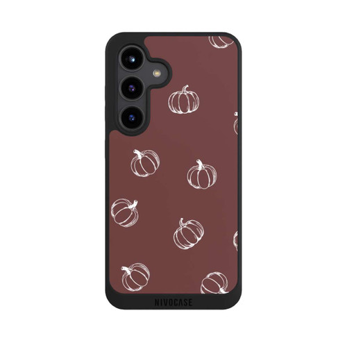 Samsung Galaxy S24 NIVOpure Pumpkin Season Pattern Brown