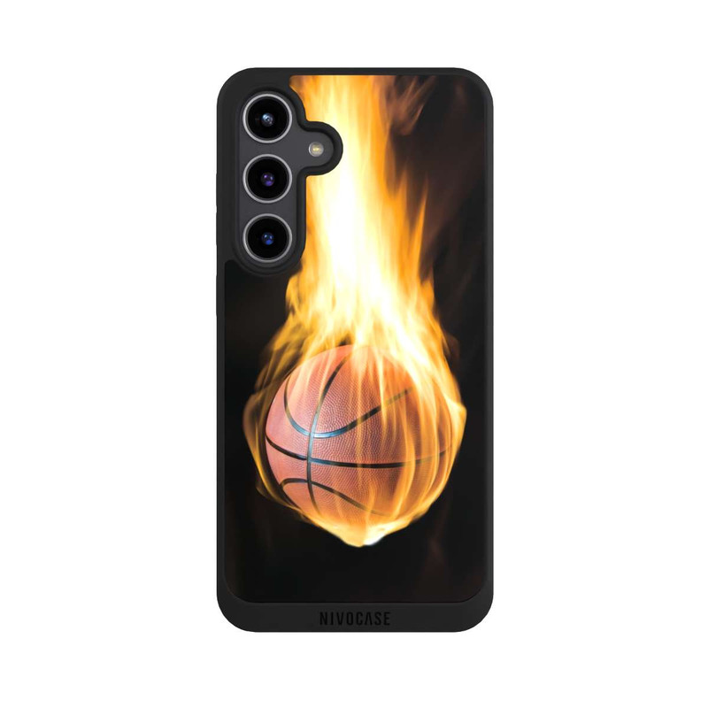 Galaxy S24 + NIVOpure Brennende Basketball Leidenschaft