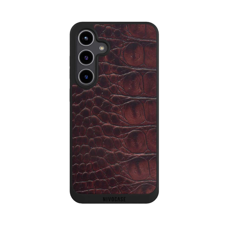 Galaxy S24 + NIVOpure Cuir de Crocodile