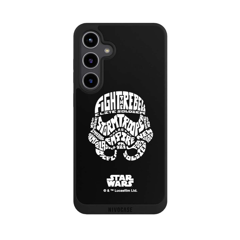 Galaxy S24 + NIVOpure Storm Trooper Typo Graphique