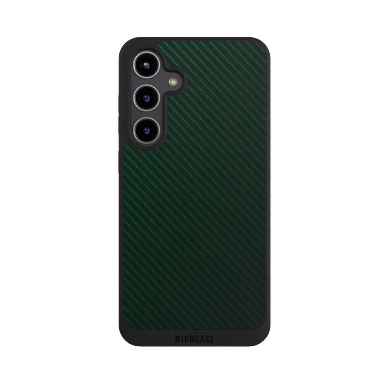 Galaxy S24 + NIVOpure British Racing Green Carbon