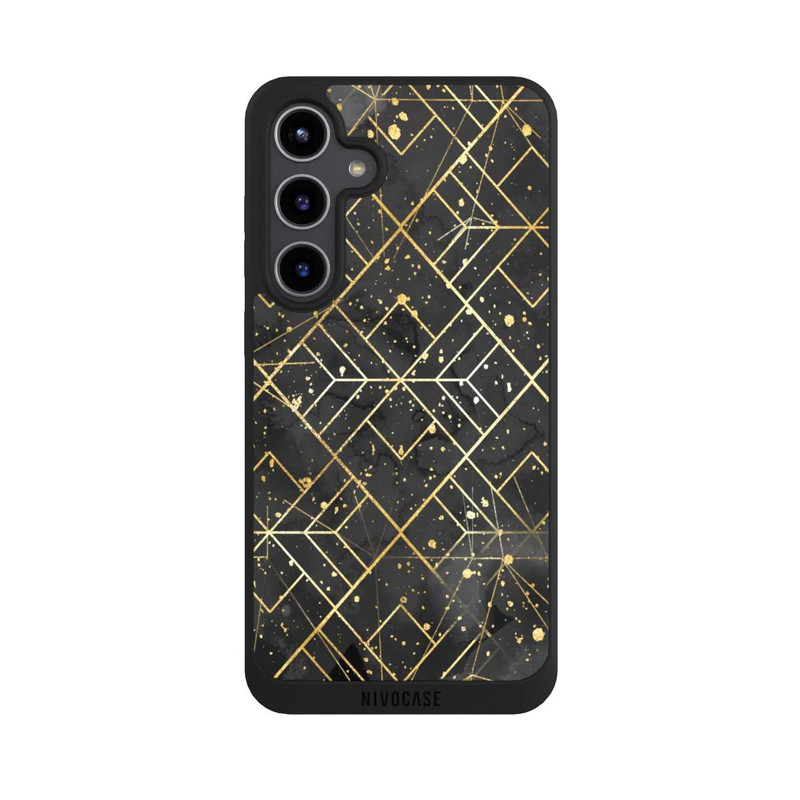 Galaxy S24 + NIVOpure Marble Black Grid