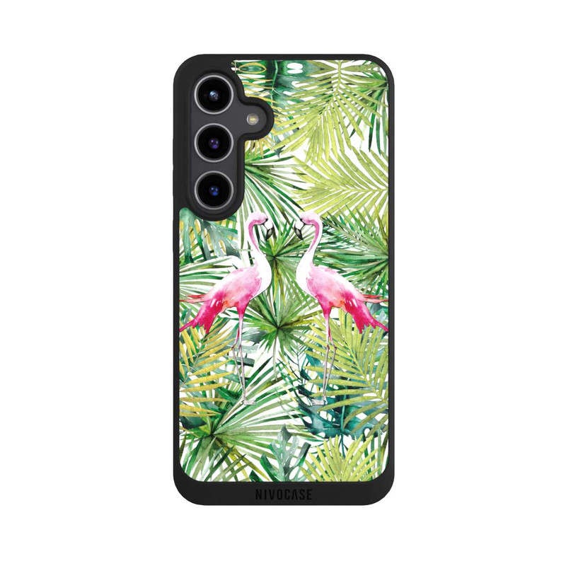 Galaxy S24 + NIVOpure Palmen Flamingo