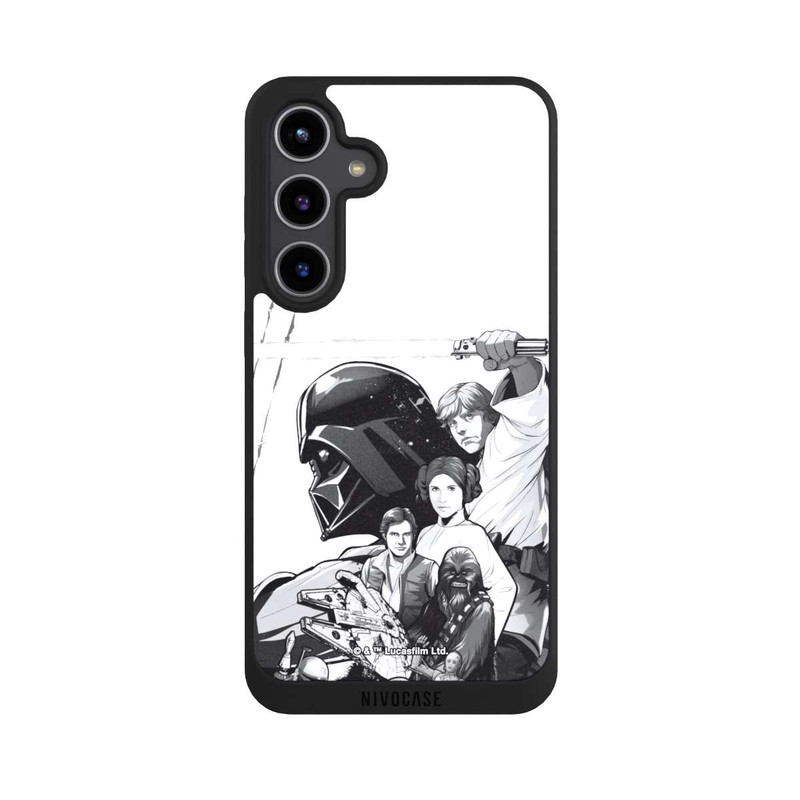 Galaxy S24 + NIVOpure Personnages StarWars - Noir et Blanc