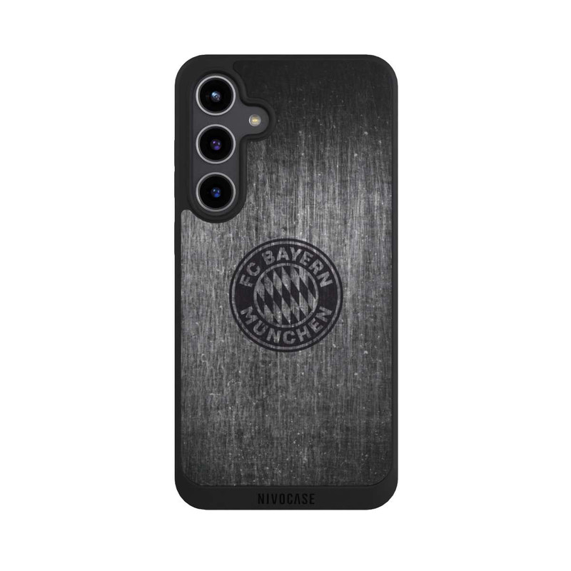 Galaxy S24 + NIVOpure Metalllook FCB Logo einfarbig