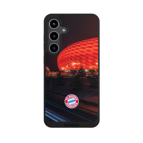 Samsung Galaxy S24+ NIVOpure Allianz Arena bei Nacht FCB