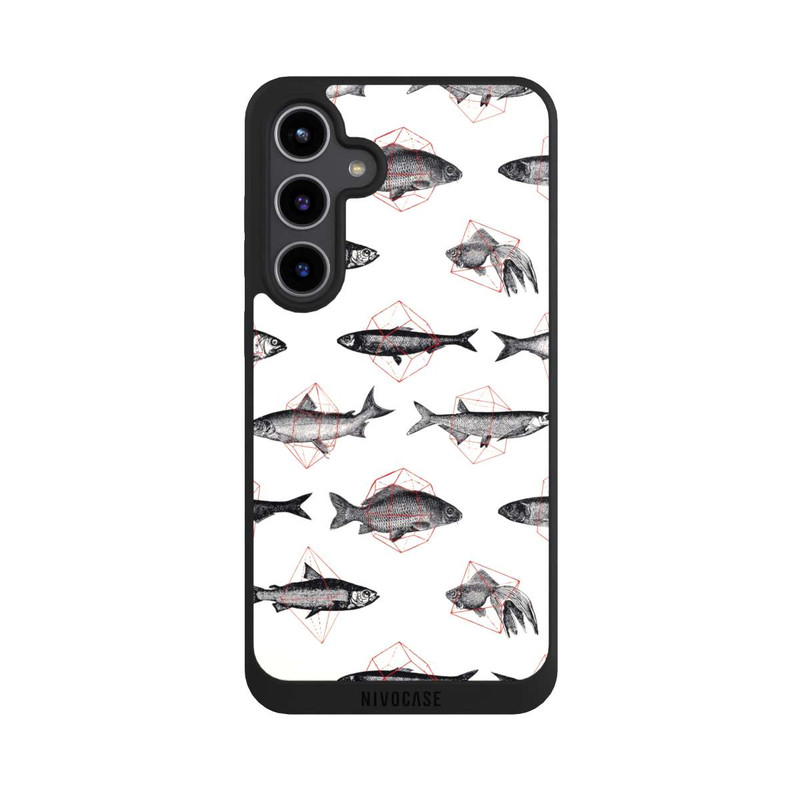 Galaxy S24 + NIVOpure Poissons en géométrie