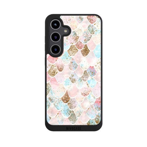 Samsung Galaxy S24+ NIVOpure Glitzer Look Meerjungfrau Muster