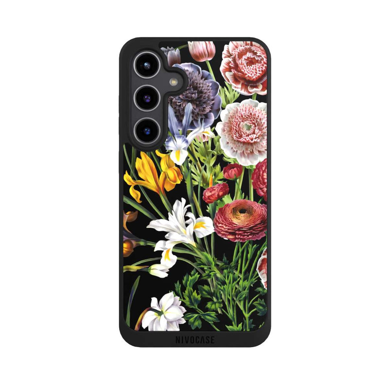Galaxy S24 + NIVOpure Motif de fleurs anciennes
