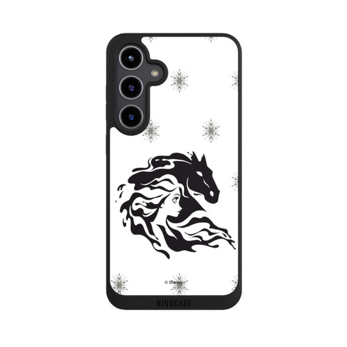 Samsung Galaxy S24+ NIVOpure Elsa Waterhorse Frozen Black and White