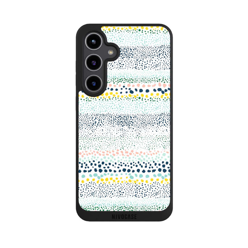 Galaxy S24 + NIVOpure Kleine Punkte, strukturiertes Weiß