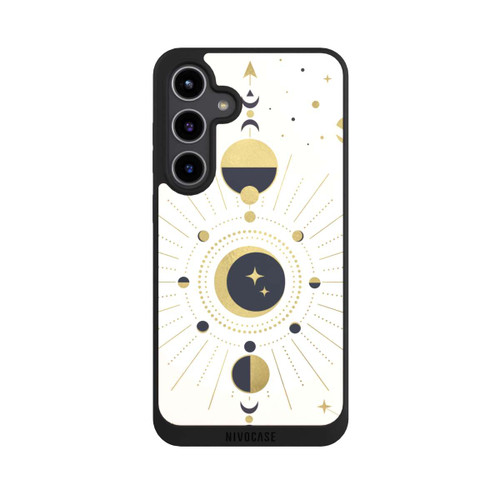 Samsung Galaxy S24+ NIVOpure Abstrakter Rose-Gold-Look