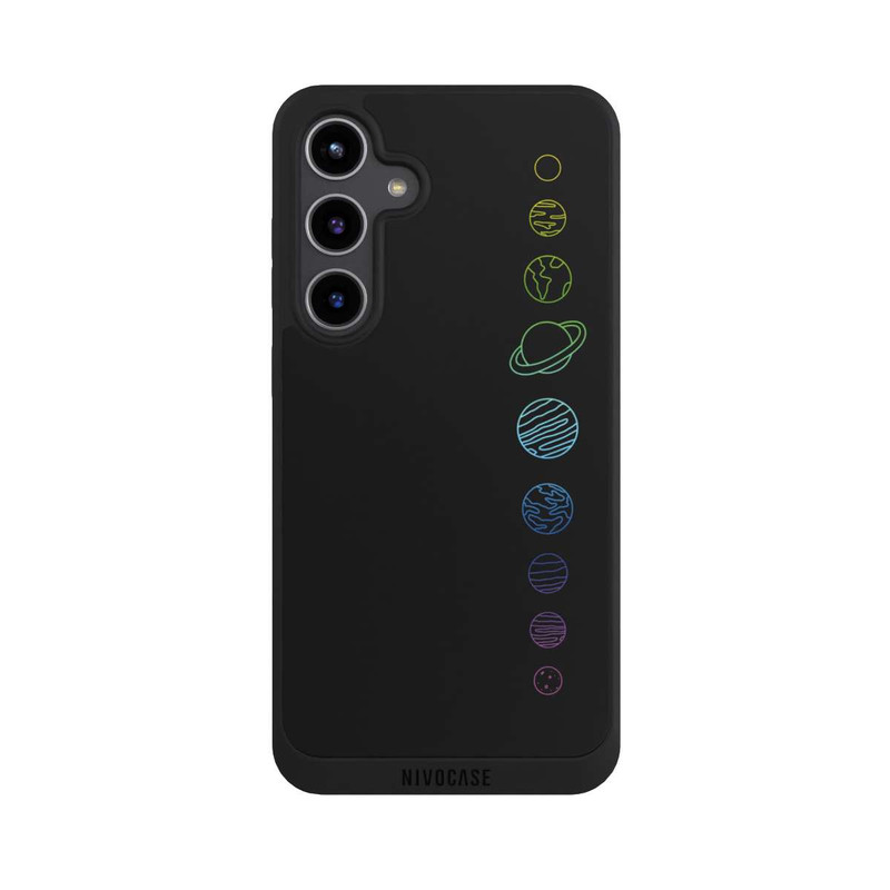 Galaxy S24 + NIVOpure Planètes colorées