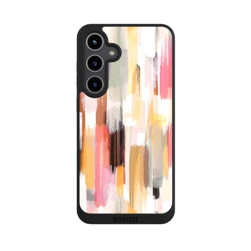 Samsung Galaxy S24+ NIVOpure Abstrakte Pinselstriche Herbsttöne