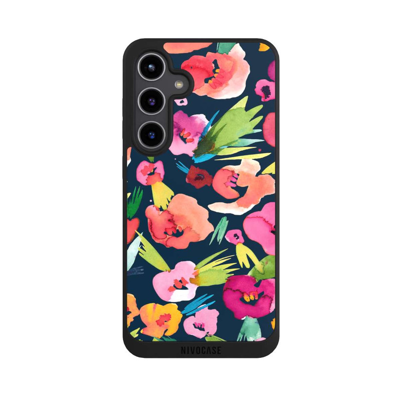Galaxy S24 + NIVOpure tropische Blumen aquarell
