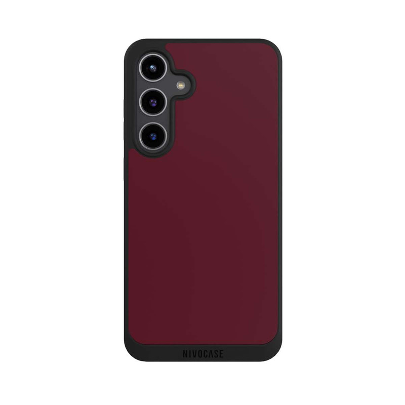 Galaxy S24 + NIVOpure Dark red 1