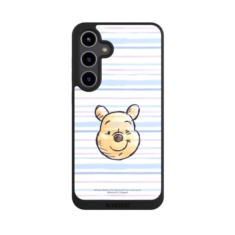 Galaxy S24 + NIVOpure Winnie Puuh auf Streifen