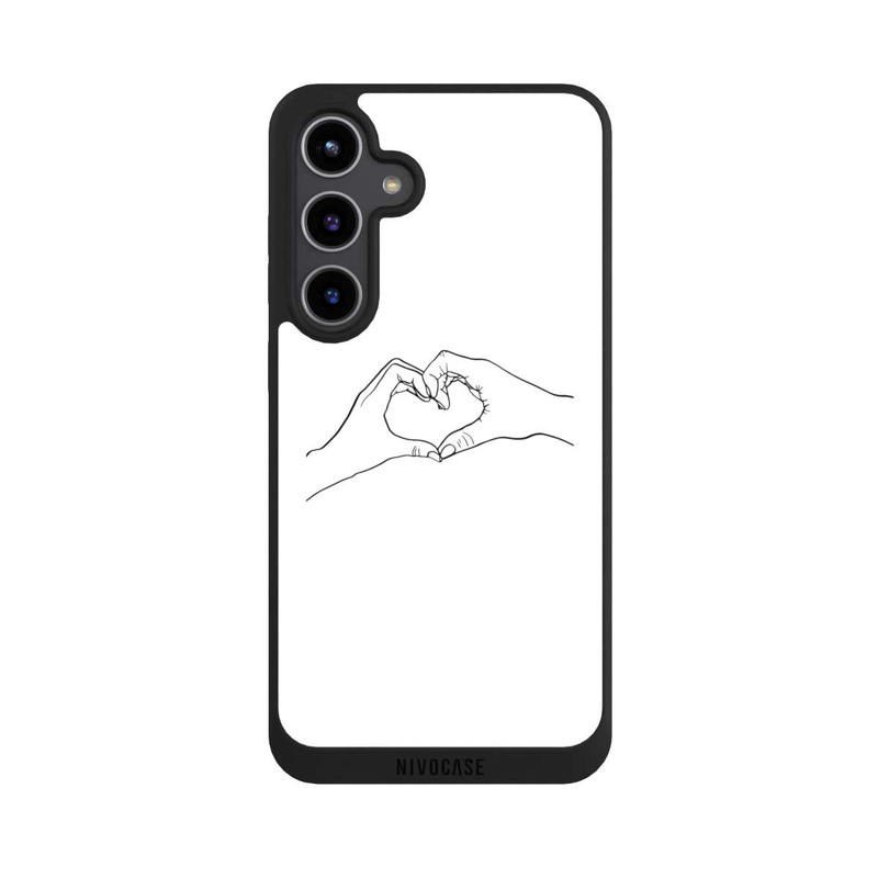 Galaxy S24 + NIVOpure Line Art mains d'amour
