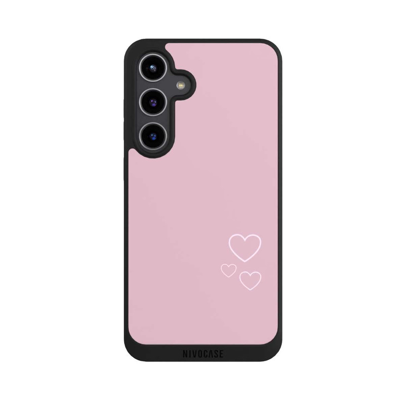 Galaxy S24 + NIVOpure Petits coeurs roses