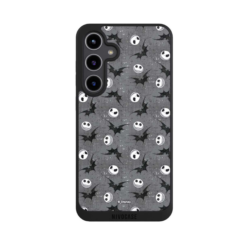 Galaxy S24 + NIVOpure Jack Grey Pattern Tim Burtons Nightmare before Christmas