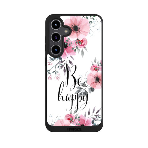 Samsung Galaxy S24+ NIVOpure Be Happy Blumen