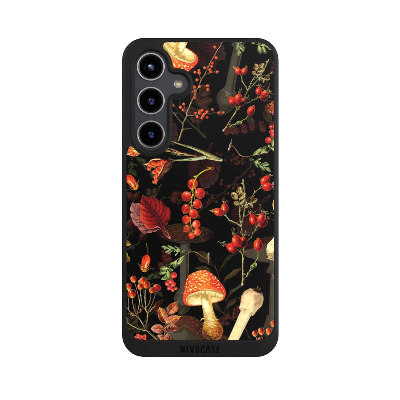 Galaxy S24 + NIVOpure Motif champignon foncé