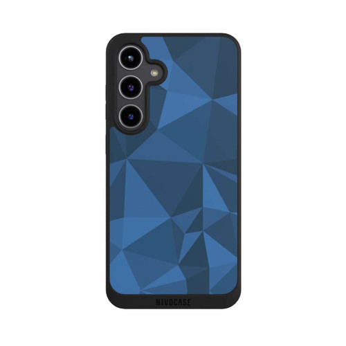 Samsung Galaxy S24+ NIVOpure Polygon Pattern Blue