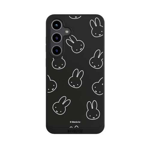 Samsung Galaxy S24+ NIVOpure Miffy Pattern Black