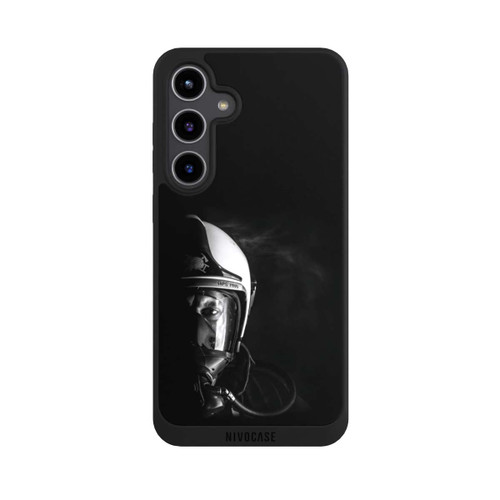 Samsung Galaxy S24+ NIVOpure Portrait Pompier Noir et Blanc